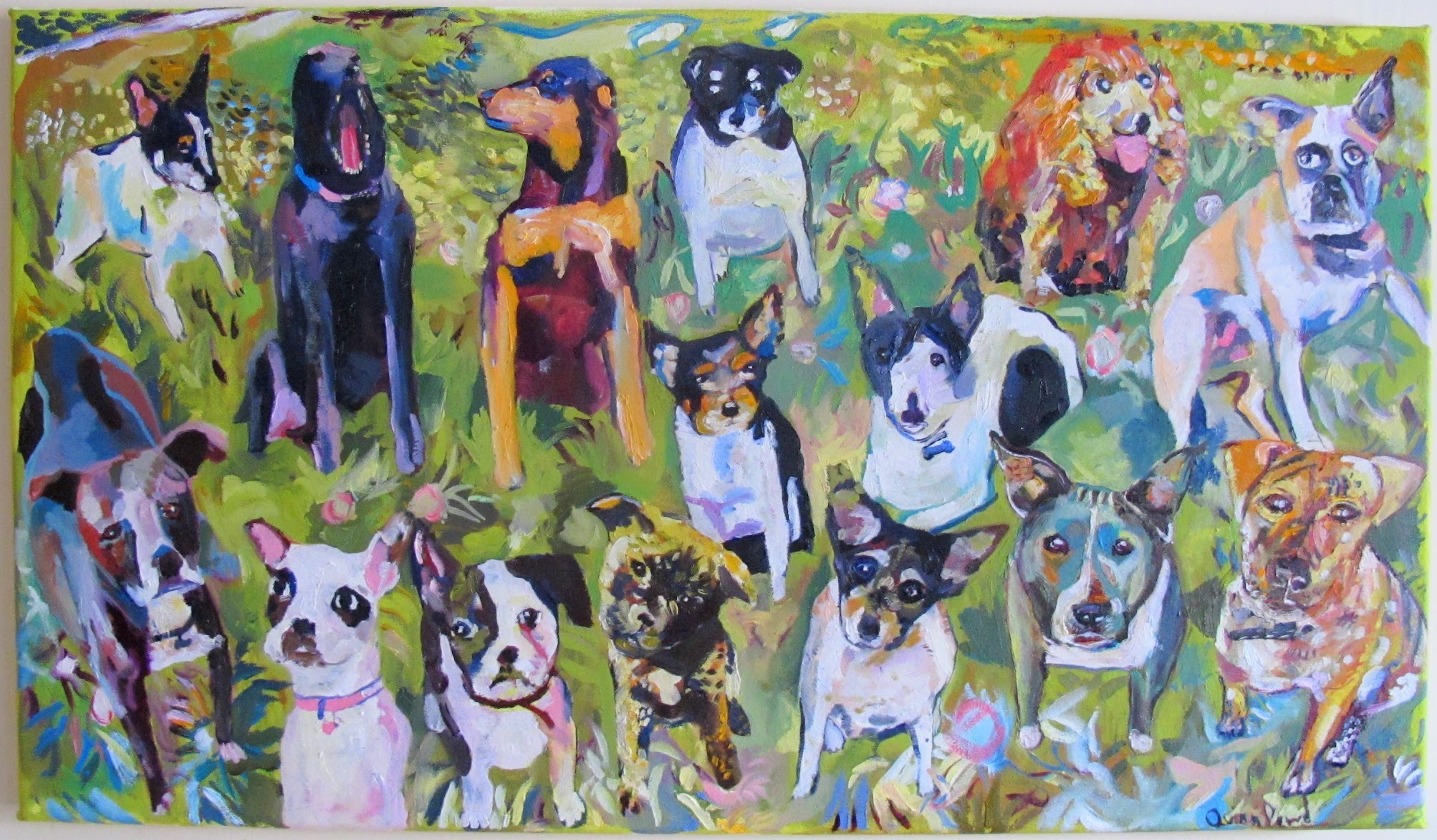 Dog Park commission by Quinn Dowd