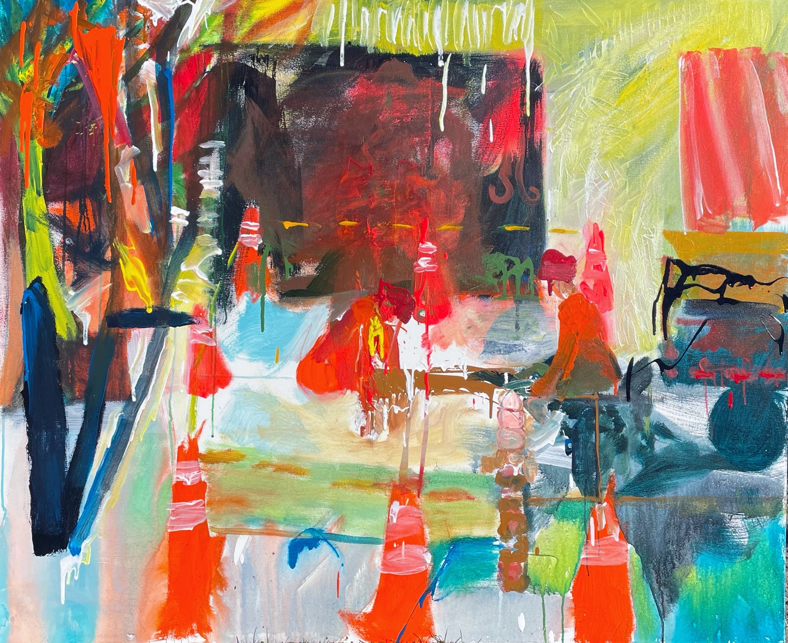 Painting by Quinn Dowd
